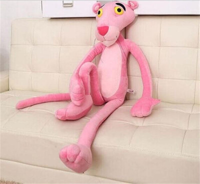 

16" 40CM Cute Soft Plush Doll Toy Stuffed Animal Naughty Pink Panther Kids Gift