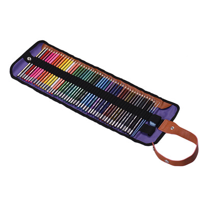 

Colored Pencils Set Watercolor Pencils Kit With Portable Slot Case Sharpener Blending Brush for Adult Coloring Books Soluable Art