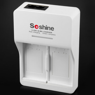 

Soshine V1 9V Li-ion Ni-MH Battery Charger with 2 Slot - 250V