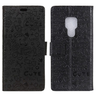 

MOONCASE Huawei Mate 20 Little Witch Leather Case - Black