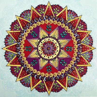 

5d Diamond Painting Embroidery Cross Stitch Mosaic DIY Kit Floral Mandala Religious Rhinestone Home Decor