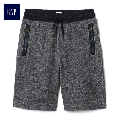

GAP flagship store childrens clothing childrens childrens summer basic soft&comfortable terry cloth elastic waist shorts 215141 pure charcoal gray 80cm 12-18 months