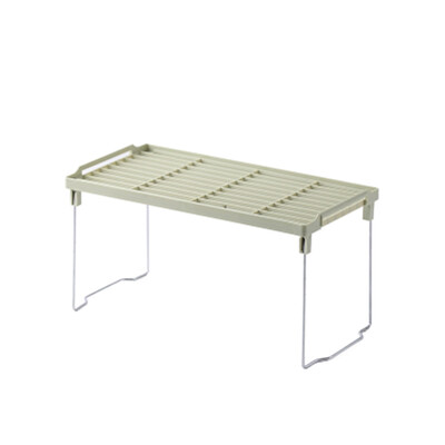 

Superposition Shelf Single-layer Snap Type Foldable Storage Rack Bathroom Kitchen Shelving Holder Multiuse Organizer