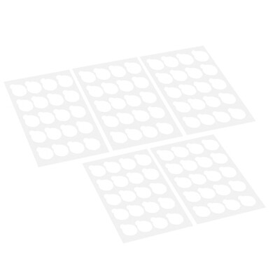 

100pcs Disposable Eyelash Glue Holder Pallet Eyelash Extension Glue Pads Stand On Eyelash Glue Patches Sticker Small Size 25cm