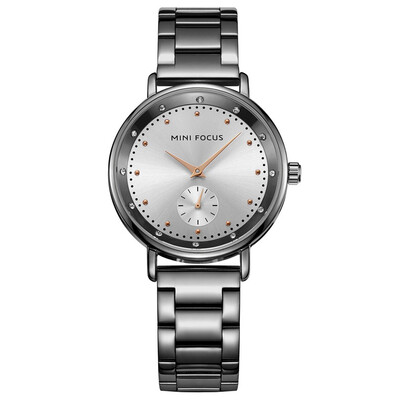 

BOFUTE Womens Watch Fashion Watches Double Dial Quartz Movement Waterproof Metal Strap 0037L