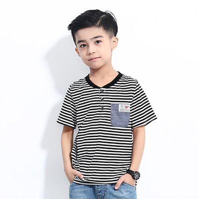 

Childrens wear boys summer 2018 children on the new coat leisure T-shirt cuhk childrens short sleeve T-shirt in summer