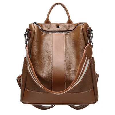 

Elegant PU Leather Backpack for Women Ladies Casual Daypack Rucksack Women Shoulder Purse for Travel School