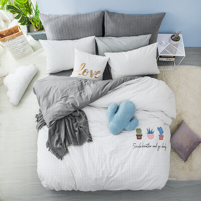 

LOVO washable cotton bed setbed kit duvet coverbed sheetpillow case