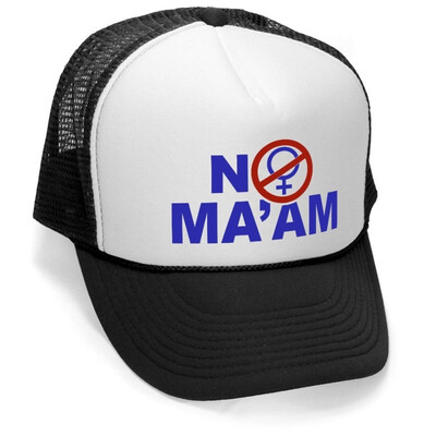 

Megashirtz - No Maam - Vintage Style Trucker Hat Retro Mesh Cap