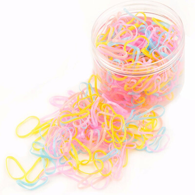 

Nika NIKA high elastic hair band rubber band large thick jelly color 400 thin hair rope hair rope scalp rubber band