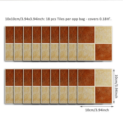 

NeillieN Wall paste 3D marble mosaic wall paste kitchen bathroom waterproof tile pasteWaterproof wall paste flat wall paste