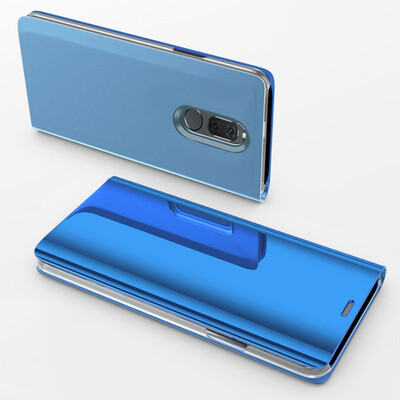

MOONCASE Huawei Glory Play Bracket Mirrored Leather Case - Blue