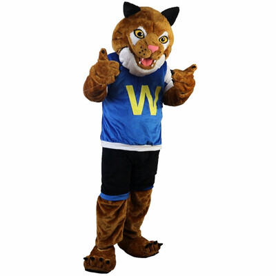 

LangtengSporty Tiger In Blue Vest Mascot Cartoon Costume Cosplay Party Halloween Christmas Festival Performance