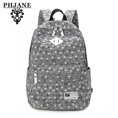 

PHJANE Lightweight Canvas Travel School Backpack for Women Girls Teens Kids
