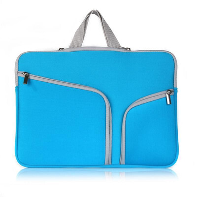 

2018 NEW Laptop Bag For Macbook Pro Air Retina 11 12 13 15 inch Notebook Sleeve Bag Ultrabook Pouch Double Pocket Zipper Bag