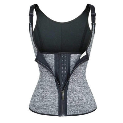 

SLIMBELLE Womens Shapewear Weight Loss Neoprene Sauna Sweat Waist Trainer Corset Tank Top Vest Sport Workout Slimming Body Shaper