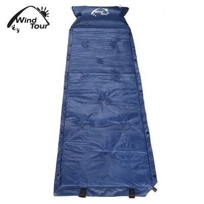 

WIND TOUR Waterproof Single Automatic Inflatable Picnic Mat Moisture-proof Pad with Pillow