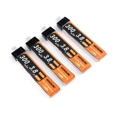 

6PCS GoolRC 38V 300mAh 30C Lipo Upgrade Battery for FPV RC Racing Drone