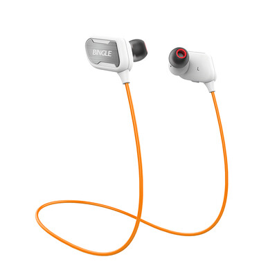 

Bingo FB71 Wireless Bluetooth Headset Running Sports Earphones Earphones Music Headphones Callable Long Life White Orange