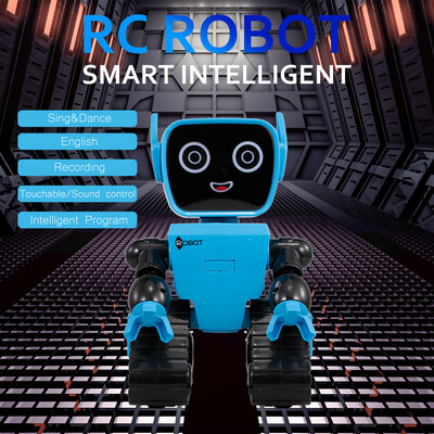 

Smart RC Robot Intelligent Early Education RC Toy for Preschool Kids Remote Control Programmable Sound Touchable Control Saving Po