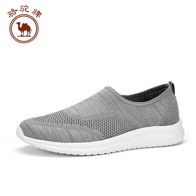

Camel brand mens shoes sports breathable mesh shoes trend light casual set foot W912226520 gray 40250 yards