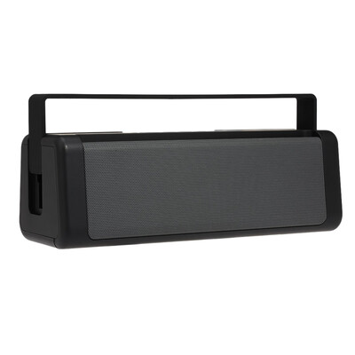 

NewRixing NR-3012 Portable Bluetooth Speaker Double Horn Support FM Radio TF Card Slot U-Disk AUX IN Microphone & Handle Hands-fr