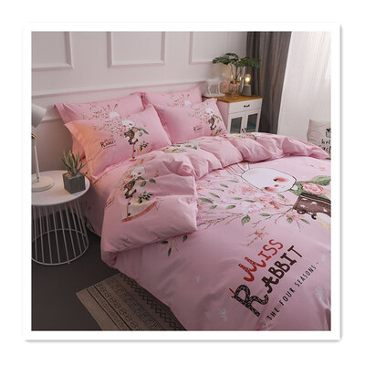 

New cotton small clear four-piece set of sheets