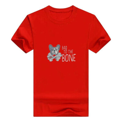 

French Bulldog Gifts Bad to The Bone Frenchie Juniors Mans t-Shirt