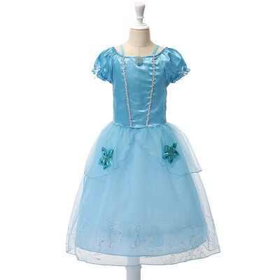 

MUABABY Girls Rapunzel Dress Kids Snow White Princess Costume Children Cinderella Aurora Sofia New Year Party Cosplay Dress