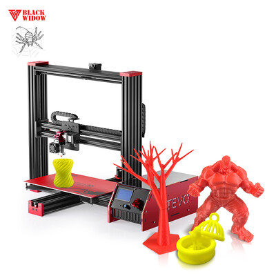 

Tevo Black Widow I3 3D Printer DIY Kit Aluminum Frame Large Printing Size 370 250 300mm High Accuracy Adopt for MKS MOSFET Hea