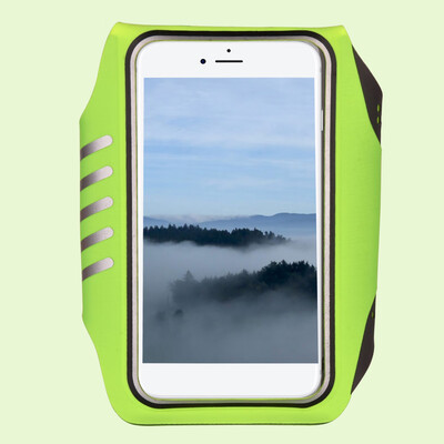 

Outdoor Sports Running Arm Bag Polyester Touch Screen Fingerprint Unlocking Breathable Mobile Phone Arm Band