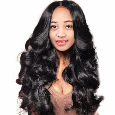 

150 Body Wave Lace Front Human Hair Wig Brazilian Virgin Hair with Baby Hair Natural Color