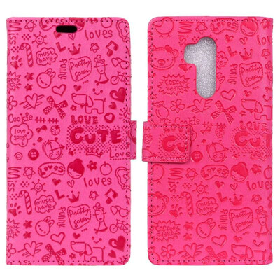 

MOONCASE Alcatel 7 Little Witch Leather Case - Rose