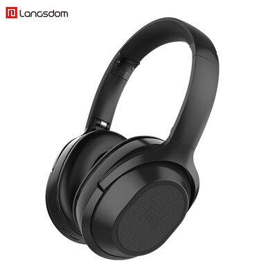 

Lanston BT25 Bluetooth headset headset wireless wired dual-use active noise reduction hifi stereo subwoofer mobile computer universal sports earplugs black