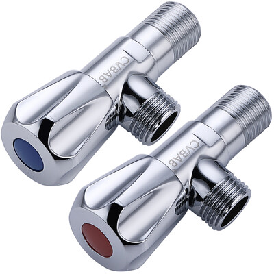 

CVBAB angle valve copper thickening hot&cold water quick opening triangle valve eight word valve water stop valve 2 only CV3108HC-2
