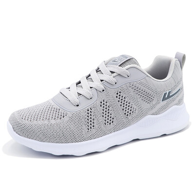 

Warrior running fly weaving step low to help tie casual shoes WXY-7039 gray 44