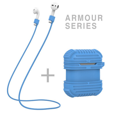 

Ai Simai airpods protective cover Apple Bluetooth headset silicone sleeve with anti-lost rope anti-fall two-in-one suit