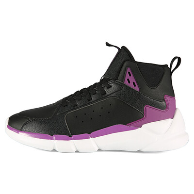 

PEAK mens shoes fashion trend high to help casual shoes comfortable sports shoes DE840331 black purple red 39 yards