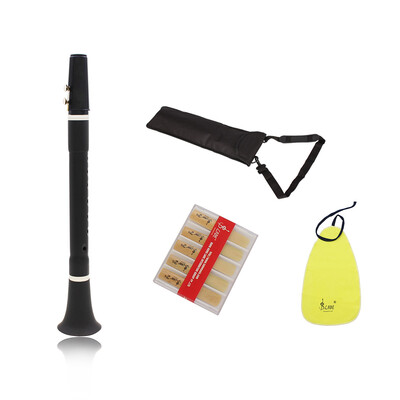 

LADE Mini Bb B Flat Clarinet Clarionet with Cleaning Cloth Reeds Carrying Bag Woodwind Instrument for Beginners Practice