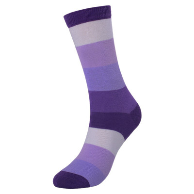 

LifeWheel Women &Men Colorful Funky Cotton Striped Pattern Long Dress Crew Socks For Thick Autumn Winter Business Casual