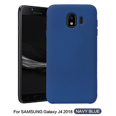 

Goowiiz Phone Case For Samsung Galaxy J4 2018J6 2018 European Fashion Simple Solid Color Ultrathin Soft TPU Back Cover