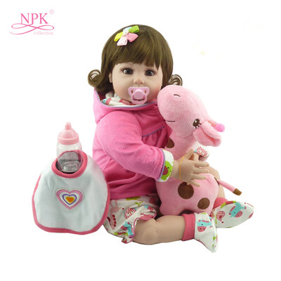 

22in Reborn Baby Rebirth Doll Kids Gift Cloth Material Body