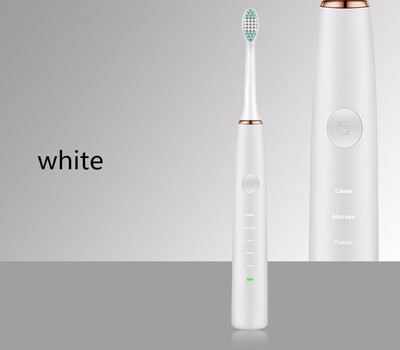

Sonic electric toothbrush adult Free Shipping high frequency vibration soft hair brush head safe waterproof Family essential
