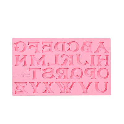 

Cute Letter Handmade DIY Mold Chocolate Cake Fondant Decorating Tool Silicone Baking Sugarcraft Gumpaste