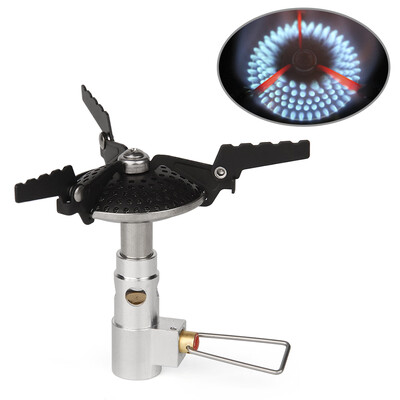 

Outdoor Camping Stove Foldable Gas Stove Pocket Gas Cooking Stove Picnic Backpacking Stove