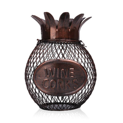 

TOOARTS Pineapple wine cork container Handcrafts home decoration Decorations Practical crafts