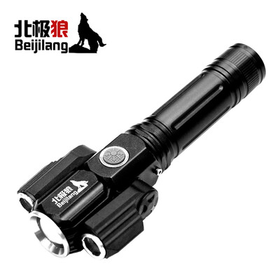 

Arctic Wolf BeiJiLang T6 glare zoom flashlight long-range multi-function LED rechargeable mini self-defense riding outdoor lights