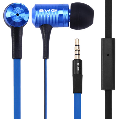 

Awei ES-120i Noise Isolation In-ear Earphone On-cord control Earphones with Microphone 12m Cable Mic for Smartphone Tablet PC