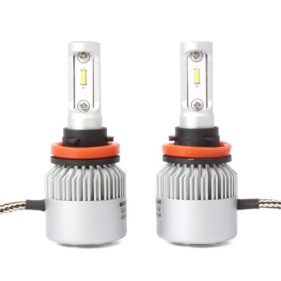 

H9 S2-TX-S Enhanced Edition PRO 2PCS Led Cob LED Chip Car Headlamp 36W 6500K White Light 8000LM Car Bulb Fog Light Silver