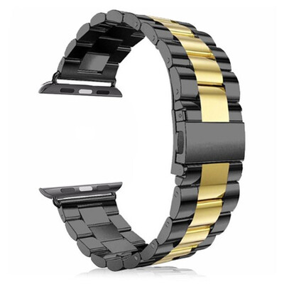 

luxury stainless steel metal strap for apple watch 4321 44mm 42mm 38mm 40mm link bracelet wrist belt Watchband for iWatch